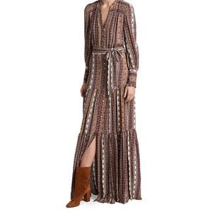 Veronica Beard Maidens Satin Maxi Dress NWT Size 6